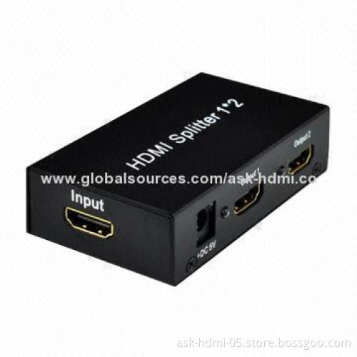 1 In 2 Out 1 x 2 HDMI Splitter/Amplifier, 3D Compatible HDMI, Supports CEC, HDCP